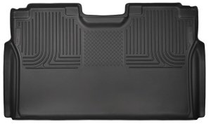 Ford F-150 Floor Mats - Rear - Husky Liners - WeatherBeater - Black - `15-`23 Ford F-150 Floor Mats - Rear - Husky Liners - WeatherBeater - Black - `15-`23